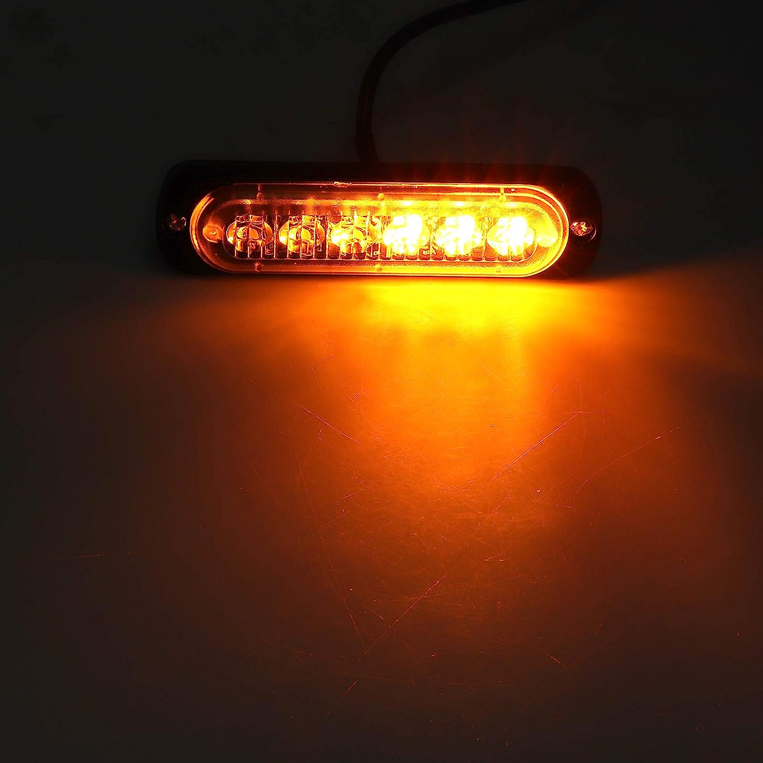 PROZOR LED Beacon Light 4PCS 6LEDs Flashing Lights