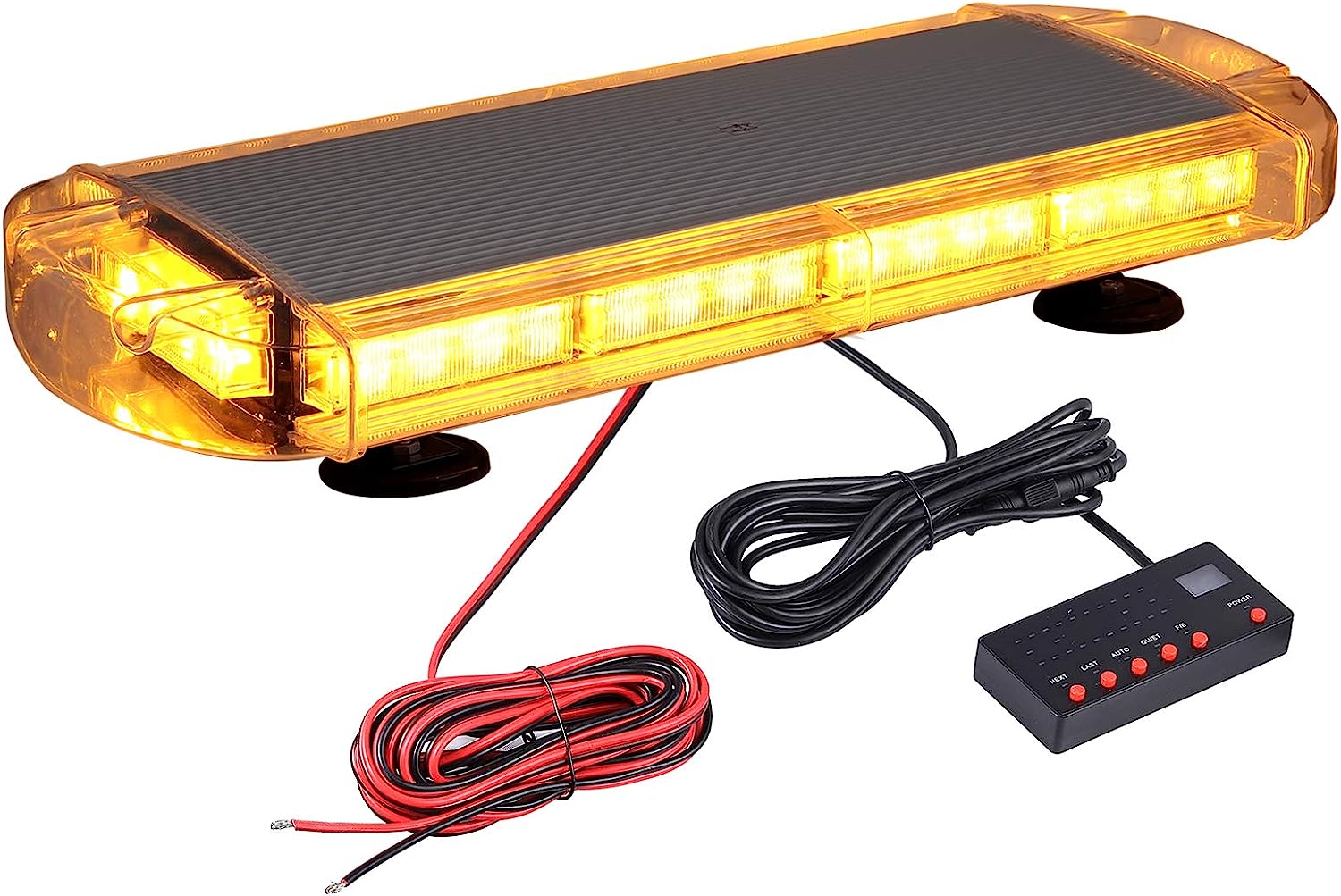 PROZOR Car Roof Light 40LEDs Amber Emergency Light IP65 Waterproof