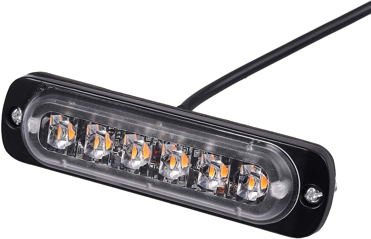 PROZOR LED Beacon Light 4PCS 6LEDs Flashing Lights