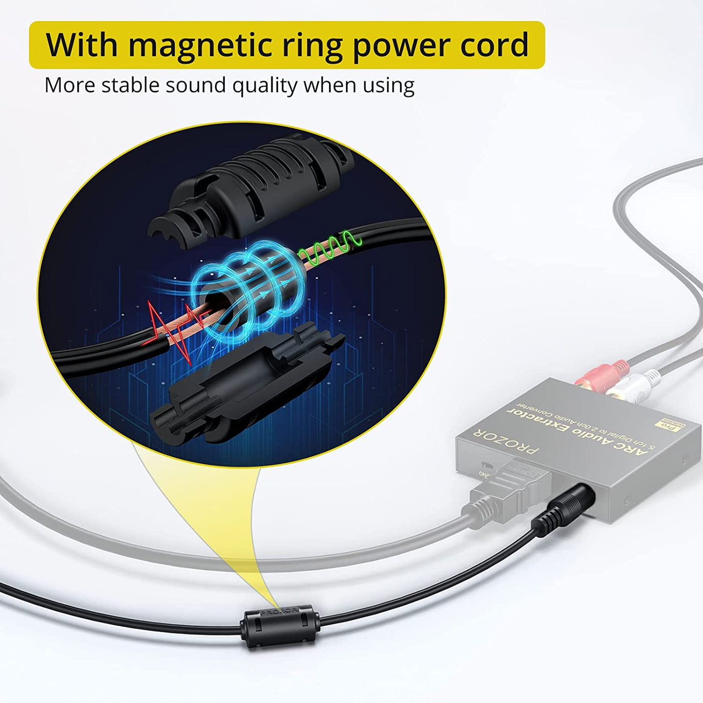 PROZOR 192KHz DAC Converter ARC Audio Extractor