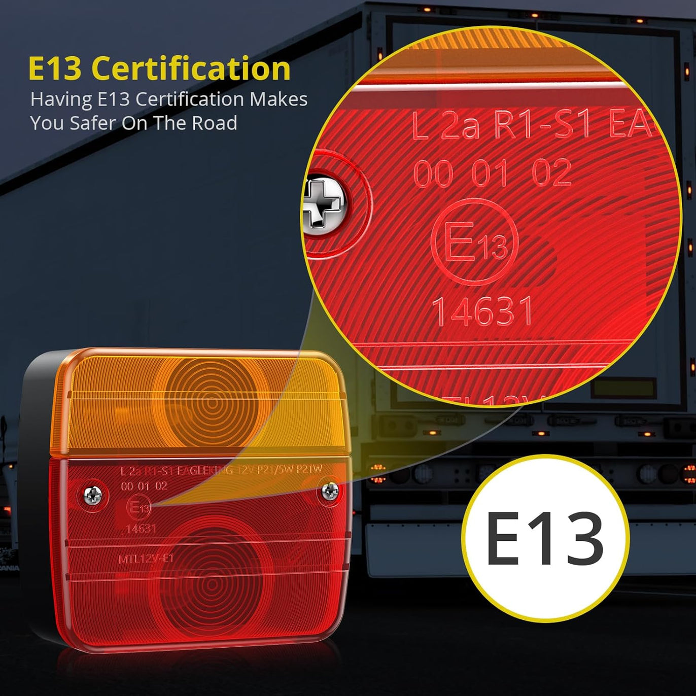 PROZOR Magnetic Trailer lights 2PCS