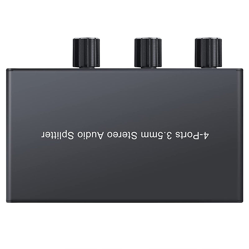 PROZOR 3.5mm Stereo Audio Splitter Support 1 In 4 Out