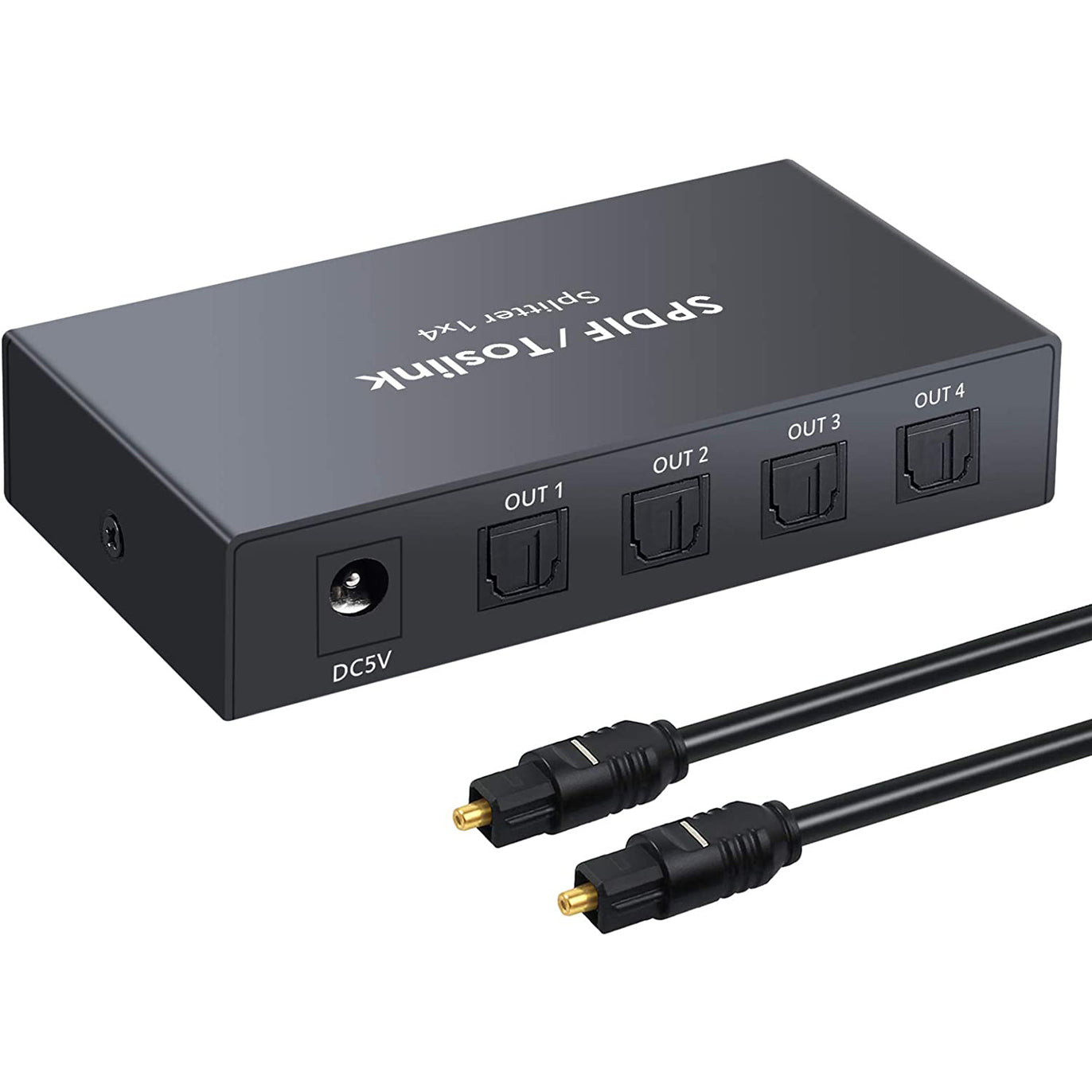 PROZOR 1x4 Digital Optical Audio Splitter