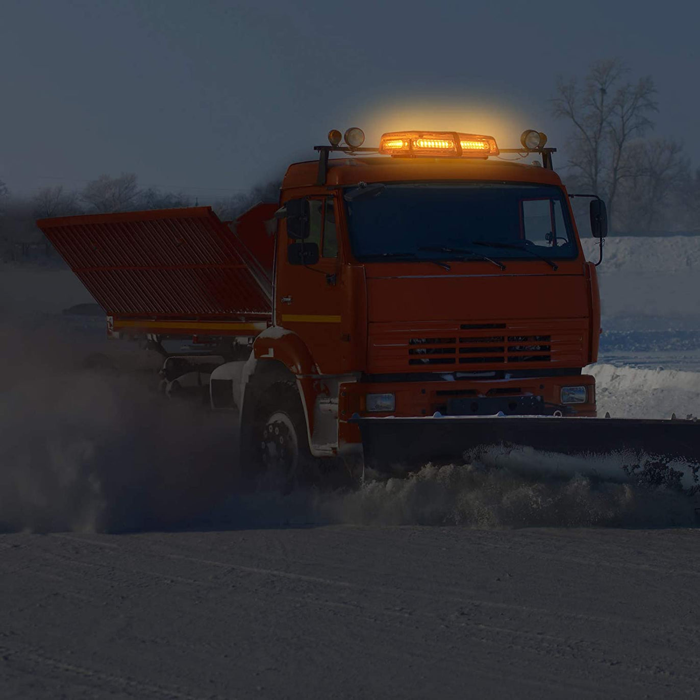 PROZOR 54LED 12V 24V Waterproof Strobe Warning Light