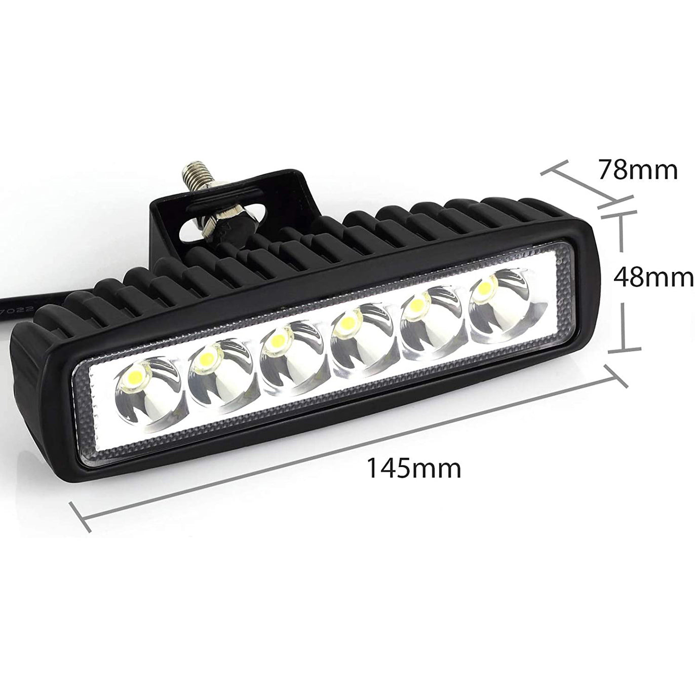 PROZOR 2PCS 18W LED Work Light Bars