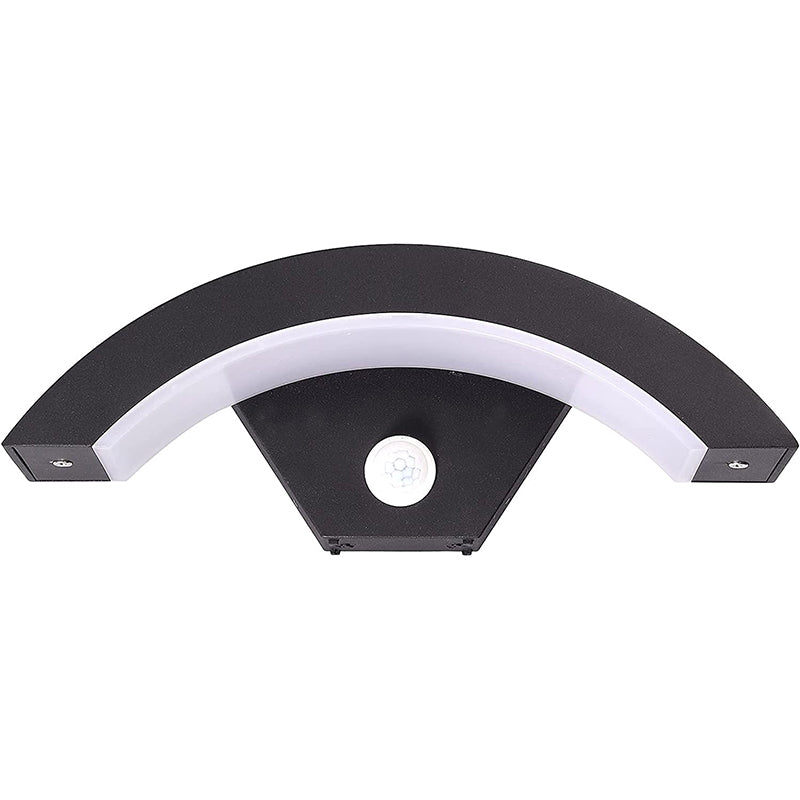 PROZOR LED Curved Wall Light PIR Motion Sensor 18W 3000K