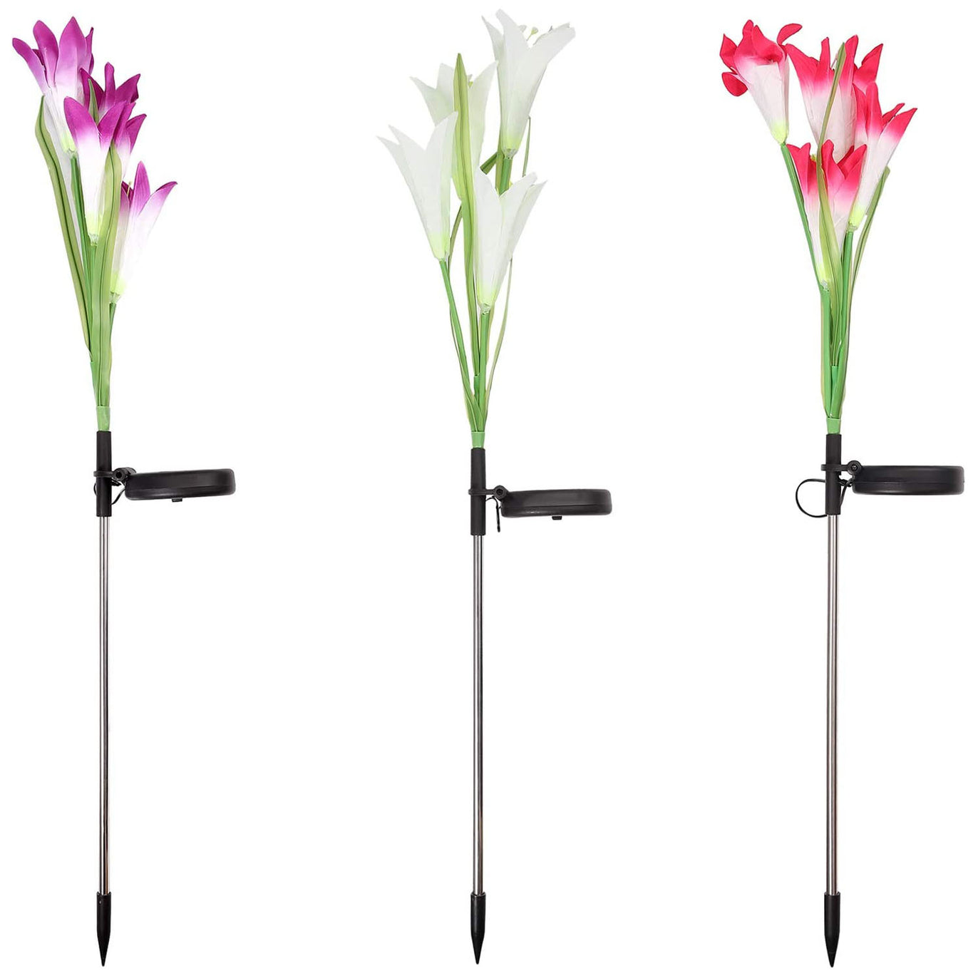 PROZOR Solar Flower Lights Waterproof IP65