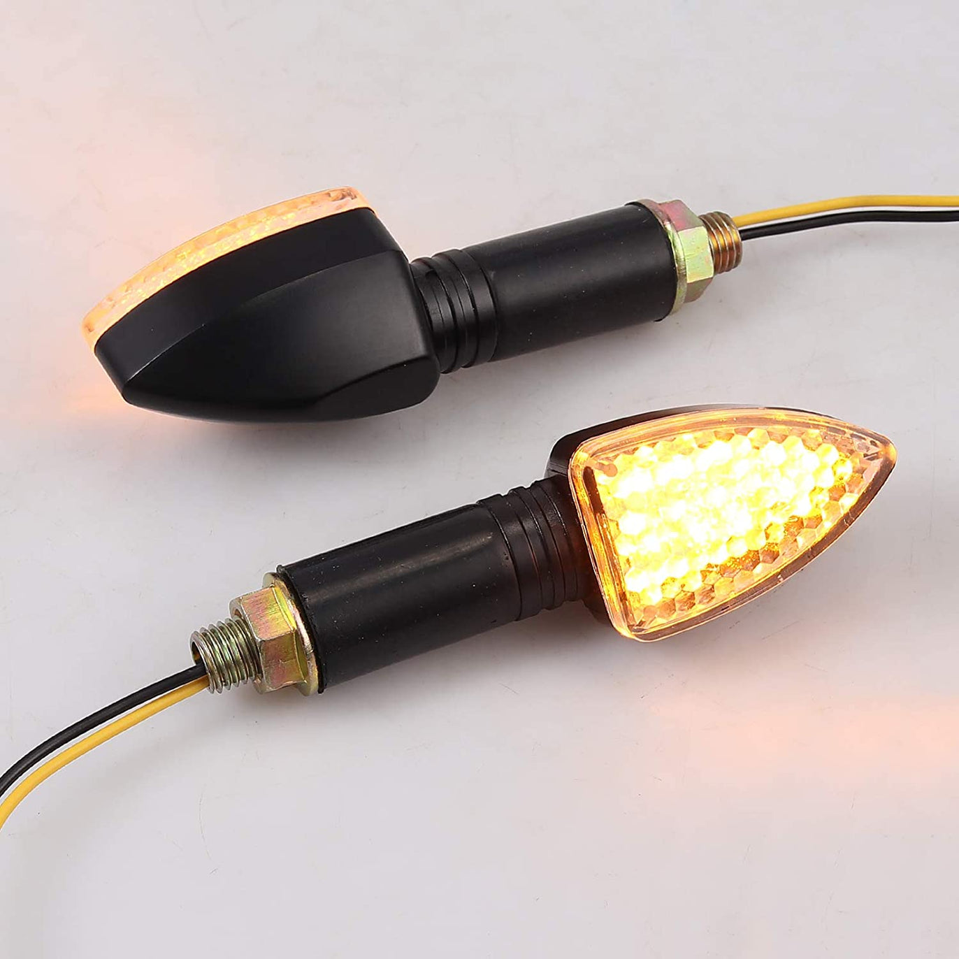 PROZOR 4 pcs Turn Signal Motorbike Indicator Lights