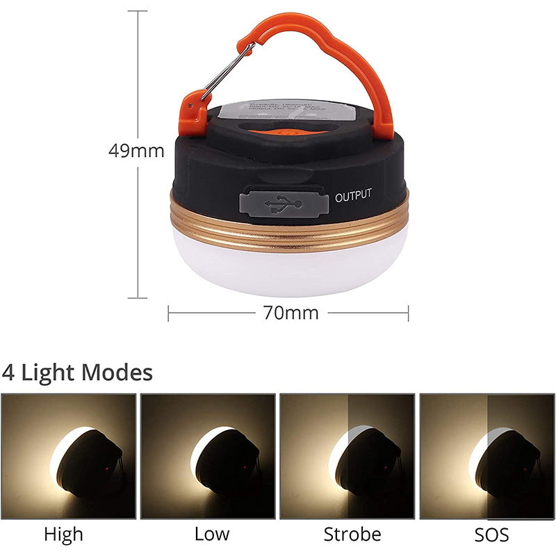 PROZOR LED Camping Light USB Rechargeable LED Tent Light