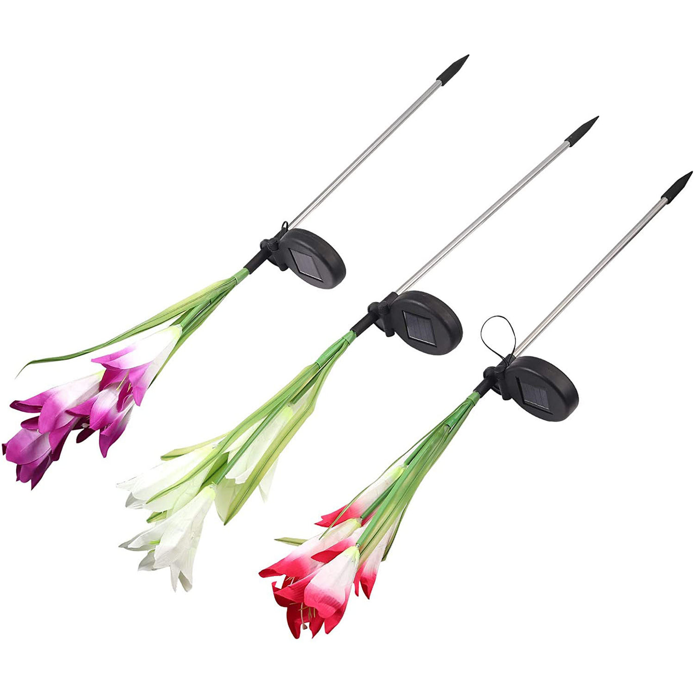 PROZOR Solar Flower Lights Waterproof IP65