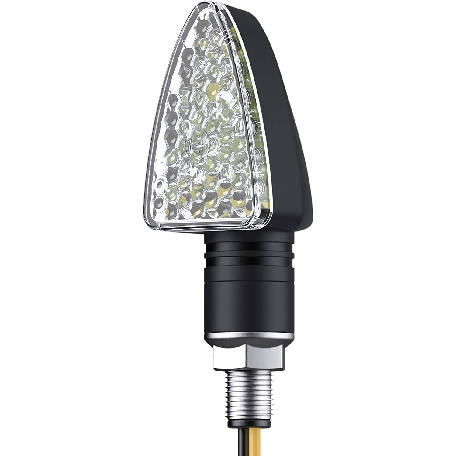 PROZOR 4 pcs Turn Signal Indicator Lights for Motorcycle