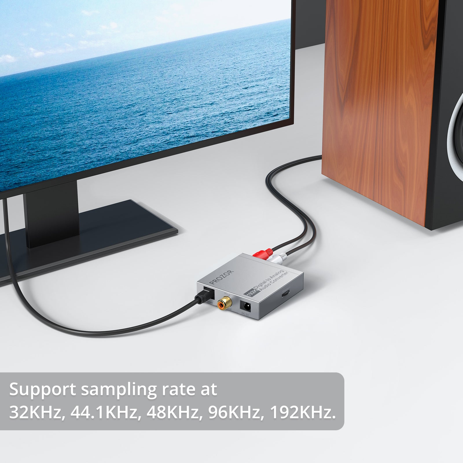 PROZOR Digital to Analog Converter 192kHz DAC