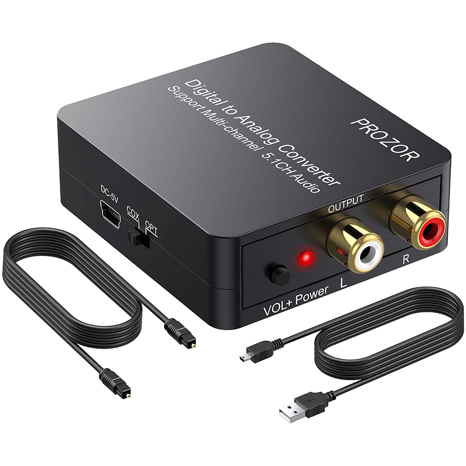 Digitale optische audio naar analoge audio – R.F. Systems Digitale optische audio naar analoge audio – R.F. Systems