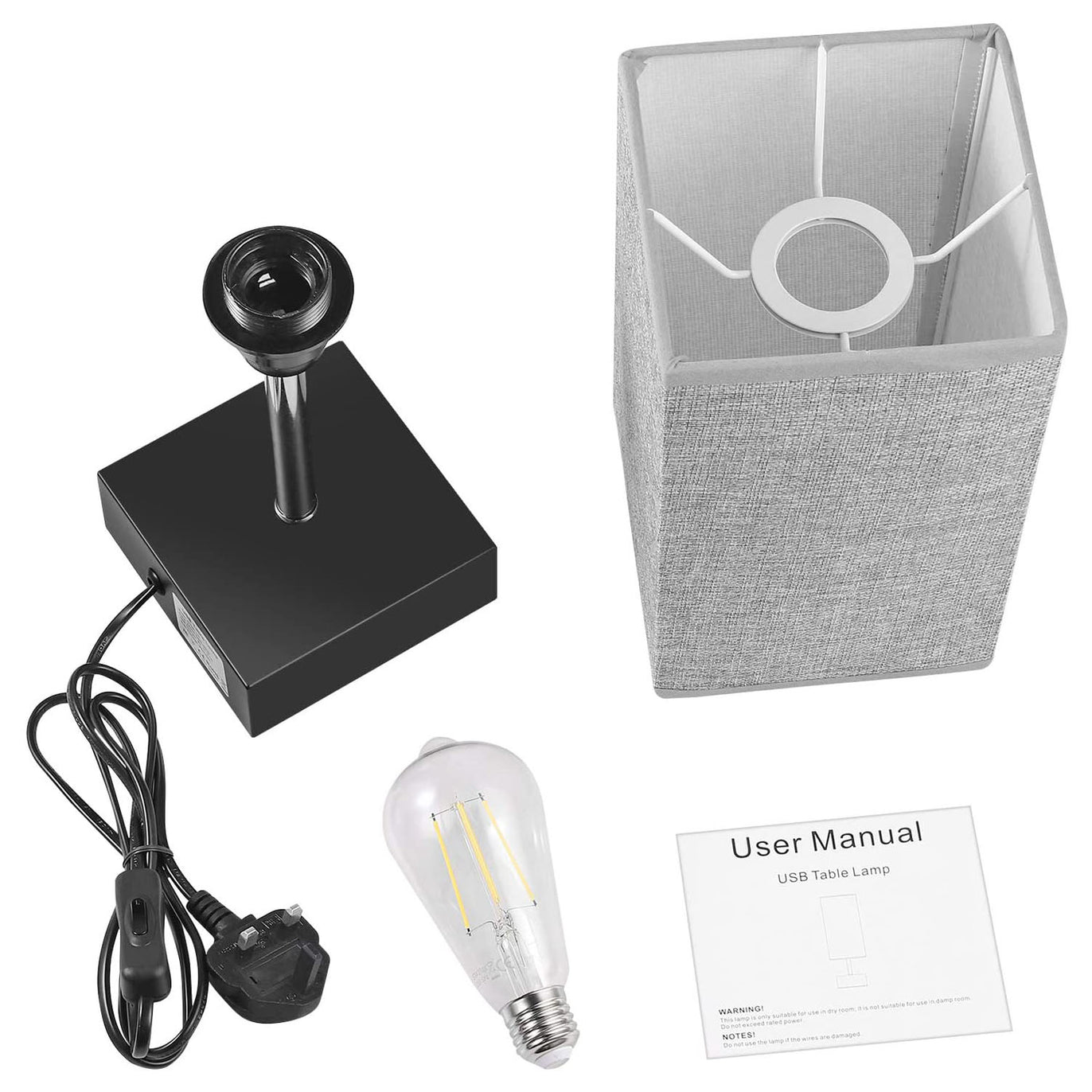 PROZOR Touch Control Table Lamp