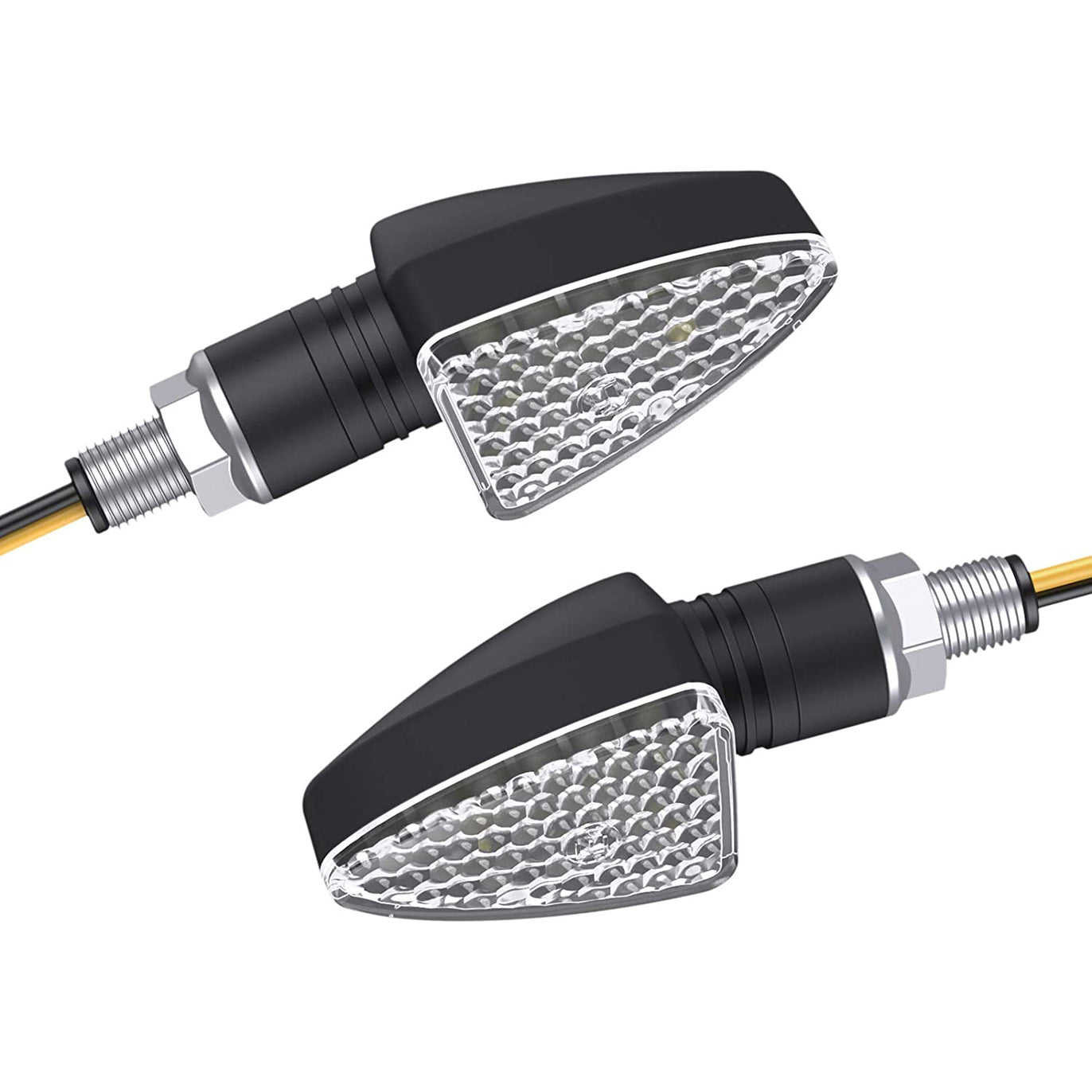 PROZOR 4 pcs Turn Signal Indicator Lights for Motorcycle