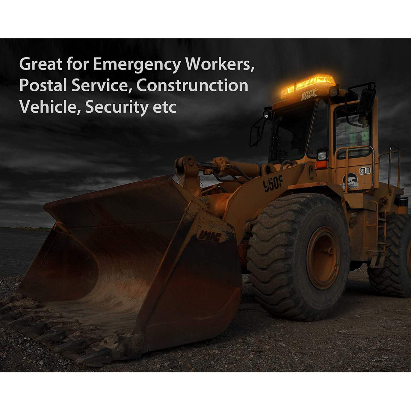 PROZOR 12V/24V 72 LED Waterproof Strobe Warning Light UK