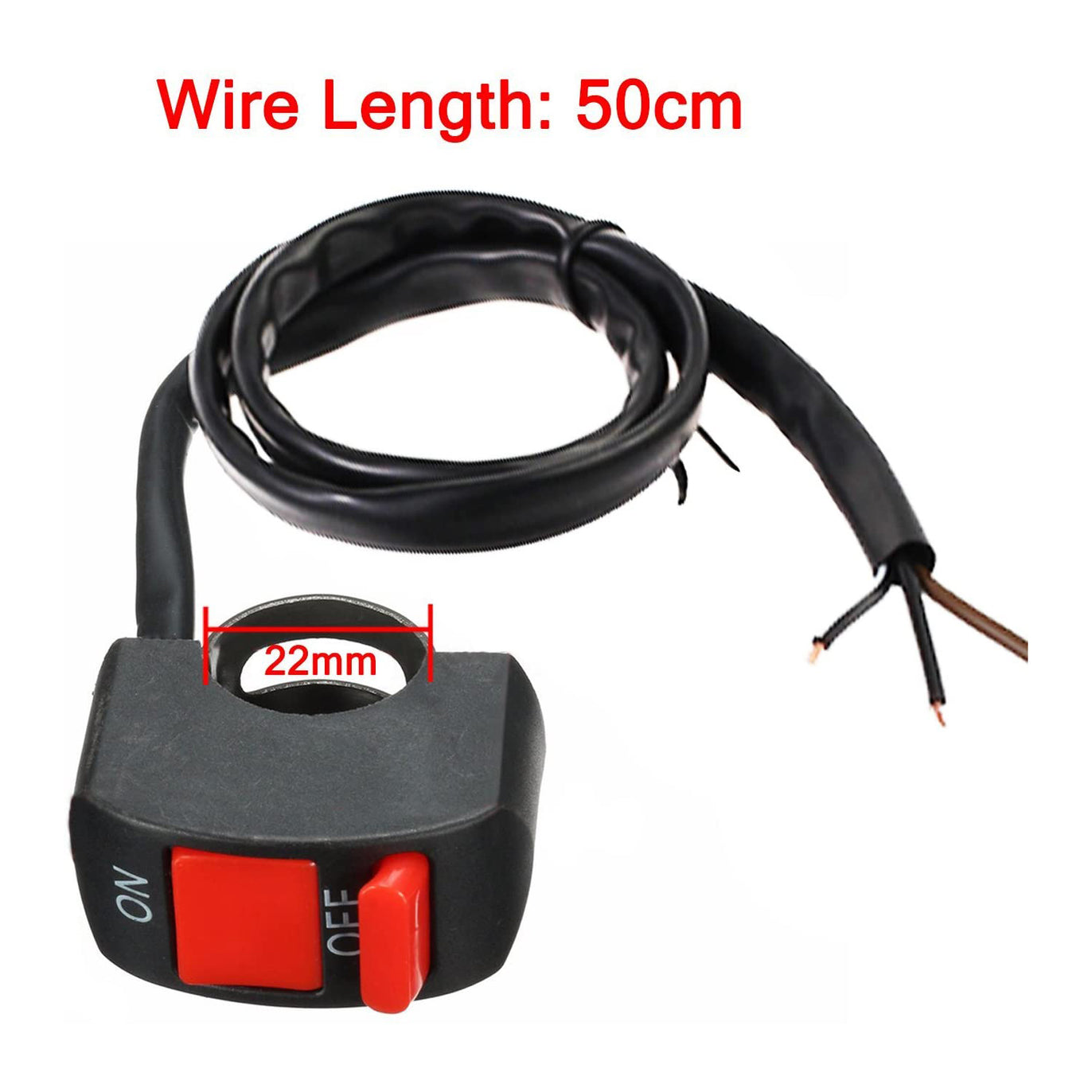 PROZOR LED Motorcycle Headlights & Switch