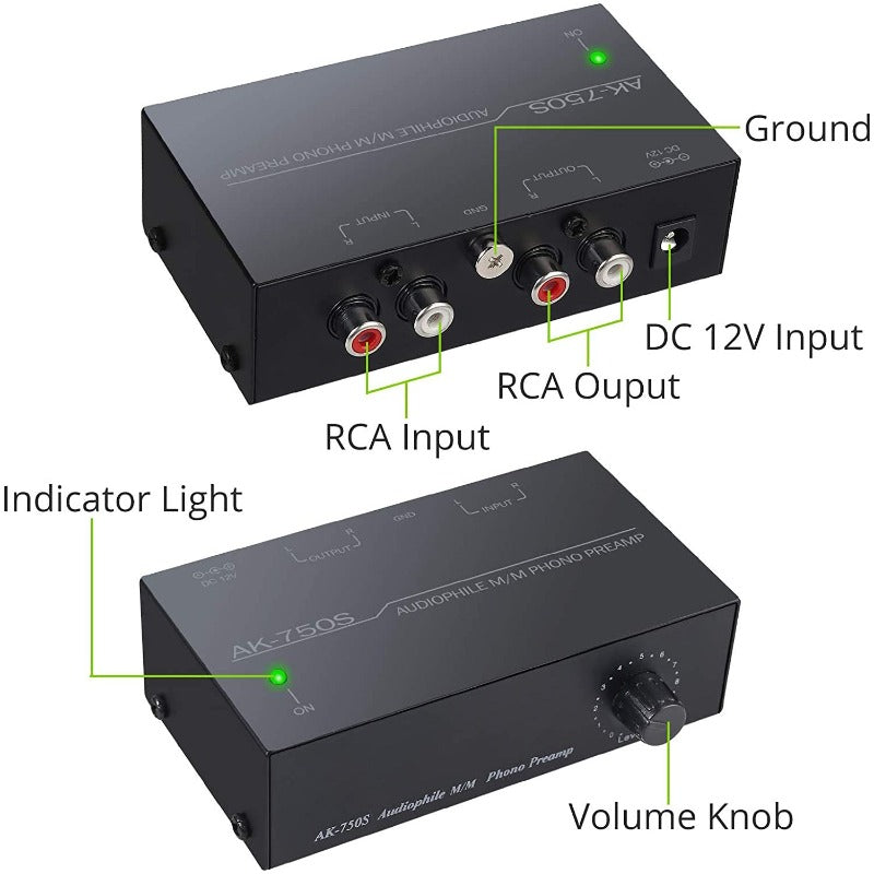 PROZOR AK-750S Phono Preamplifier