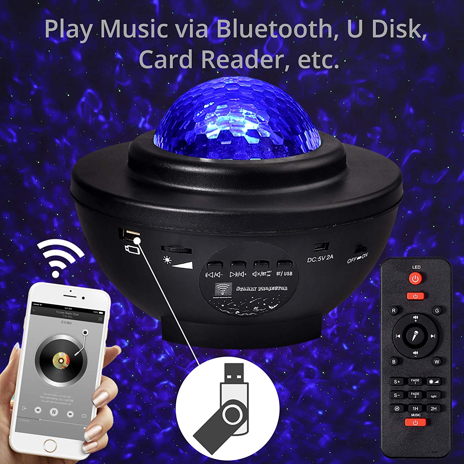 PROZOR LED Star Projector Lights Star Projector Night Light