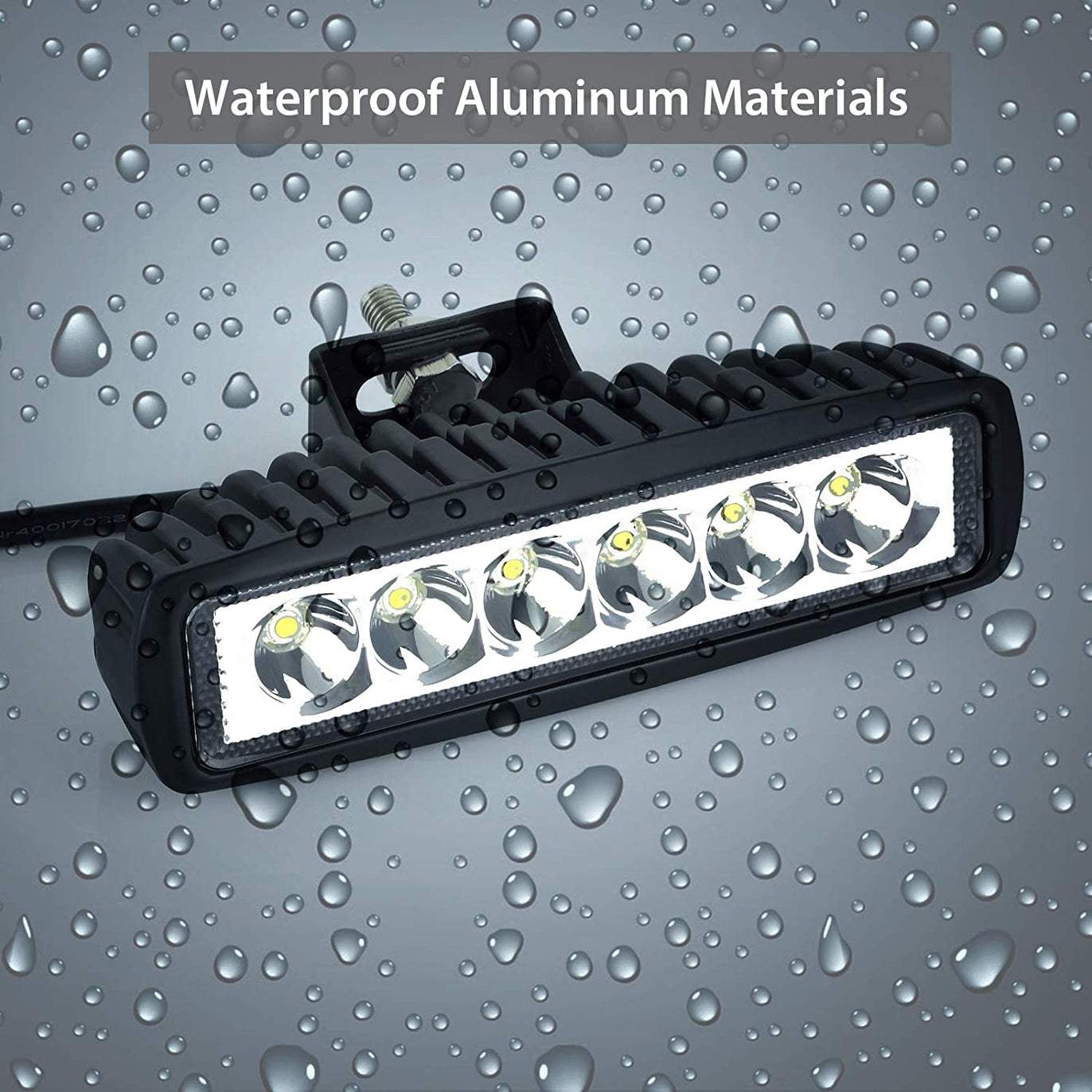 PROZOR 2PCS 18W LED Work Light Bars