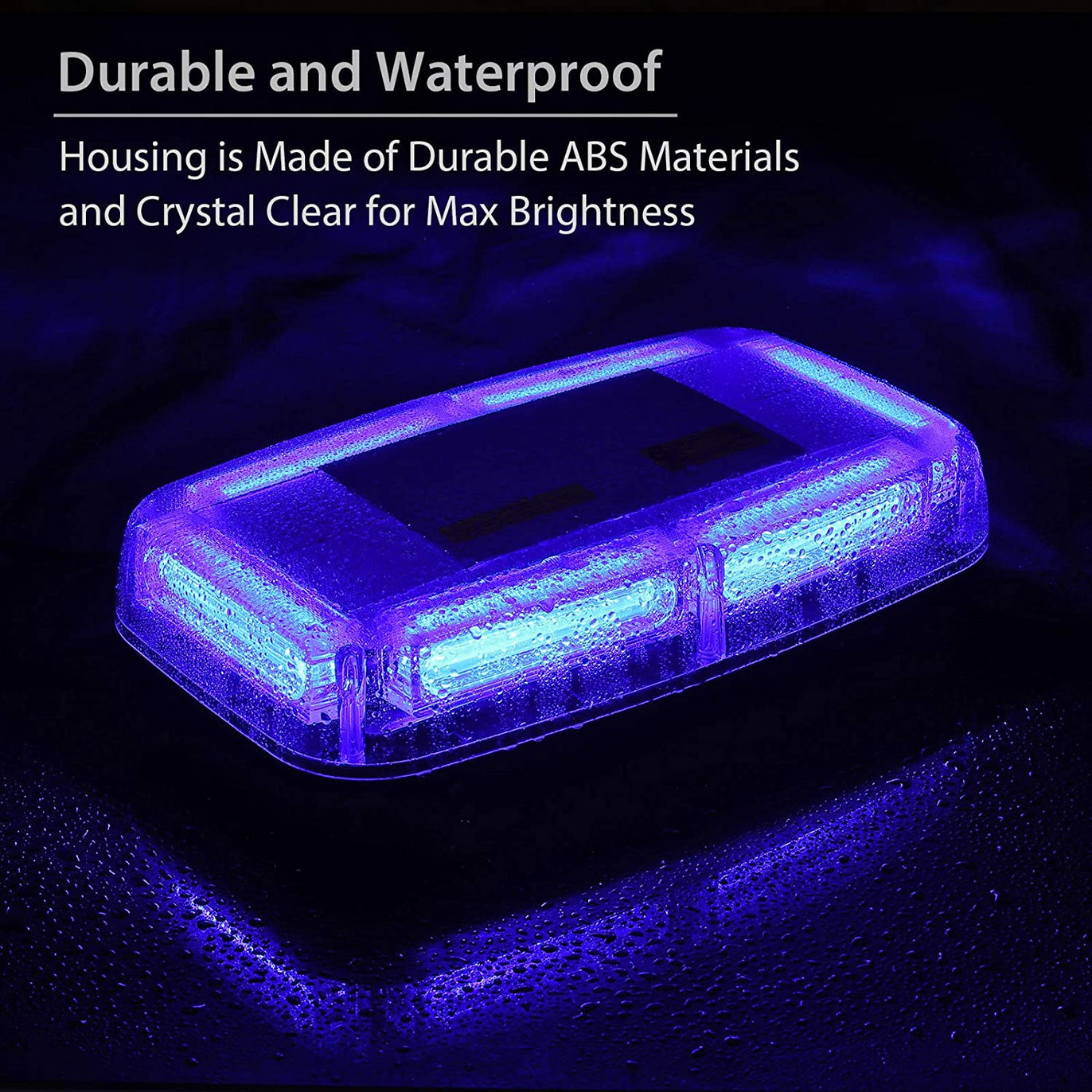 PROZOR Car Roof Light 60W 12/24V Strobe Light