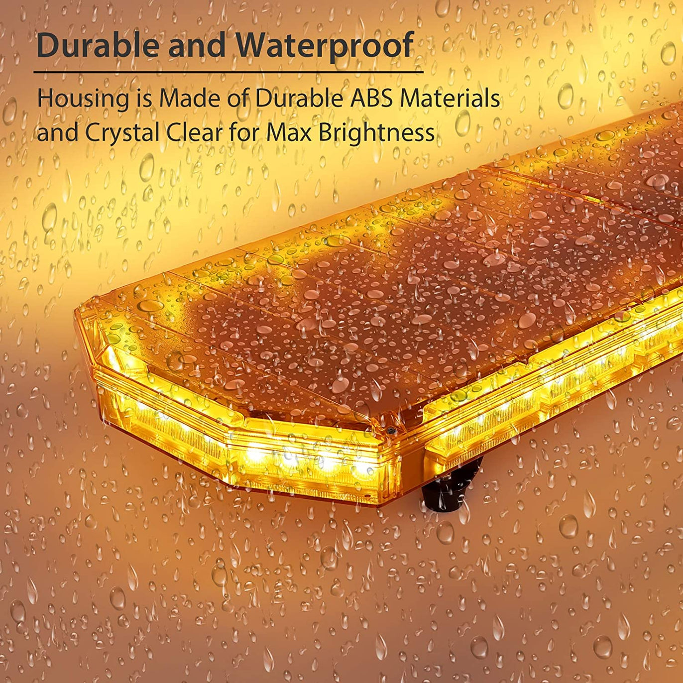 PROZOR Emergency Light Bar 21 Modes 88 Led Warning Light