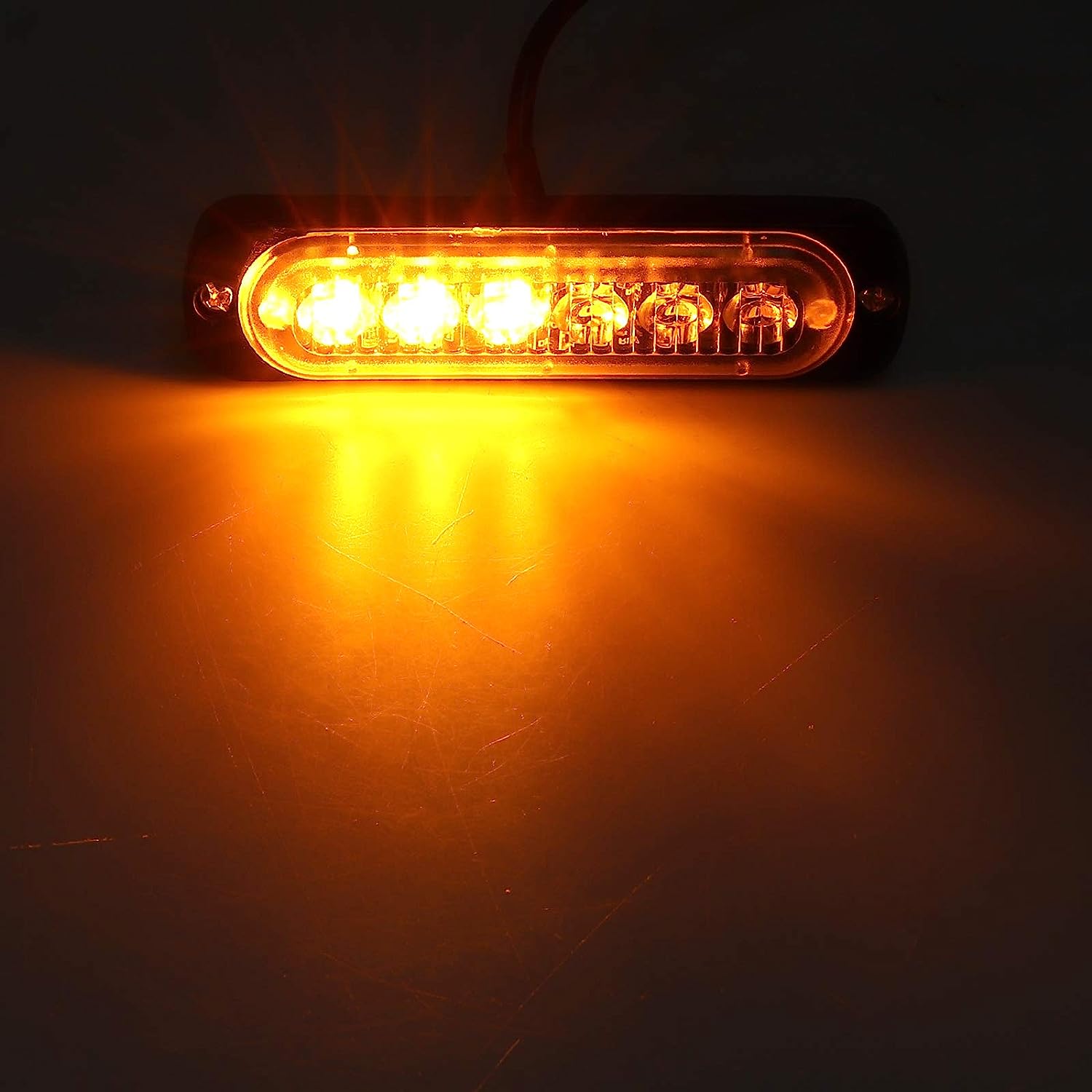 PROZOR LED Beacon Light 4PCS 6LEDs Flashing Lights