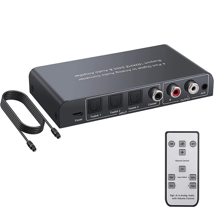 PROZOR 192kHz Digital to Analog Audio Converter