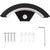 PROZOR LED Curved Wall Light PIR Motion Sensor 18W 3000K