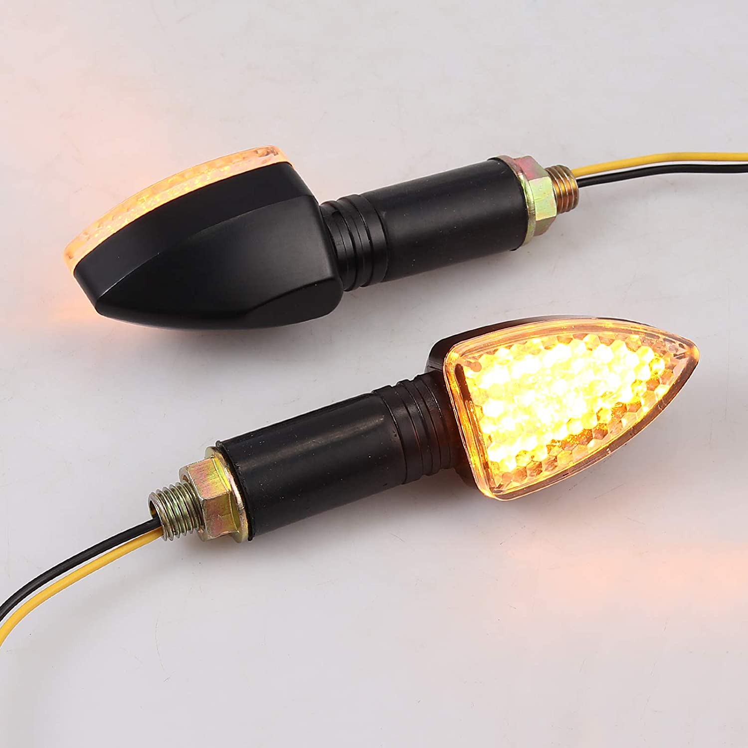 PROZOR 4 pcs Turn Signal Motorbike Indicator Lights
