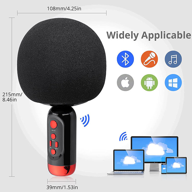 PROZOR Wireless Karaoke Microphone with Speaker