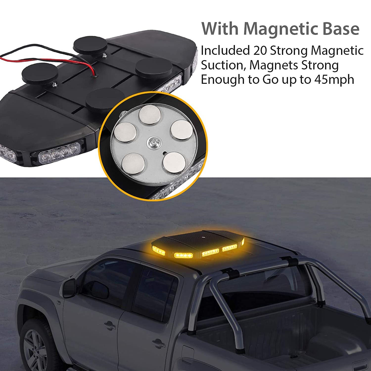 PROZOR 21 Modes 48 LED Car Roof Light