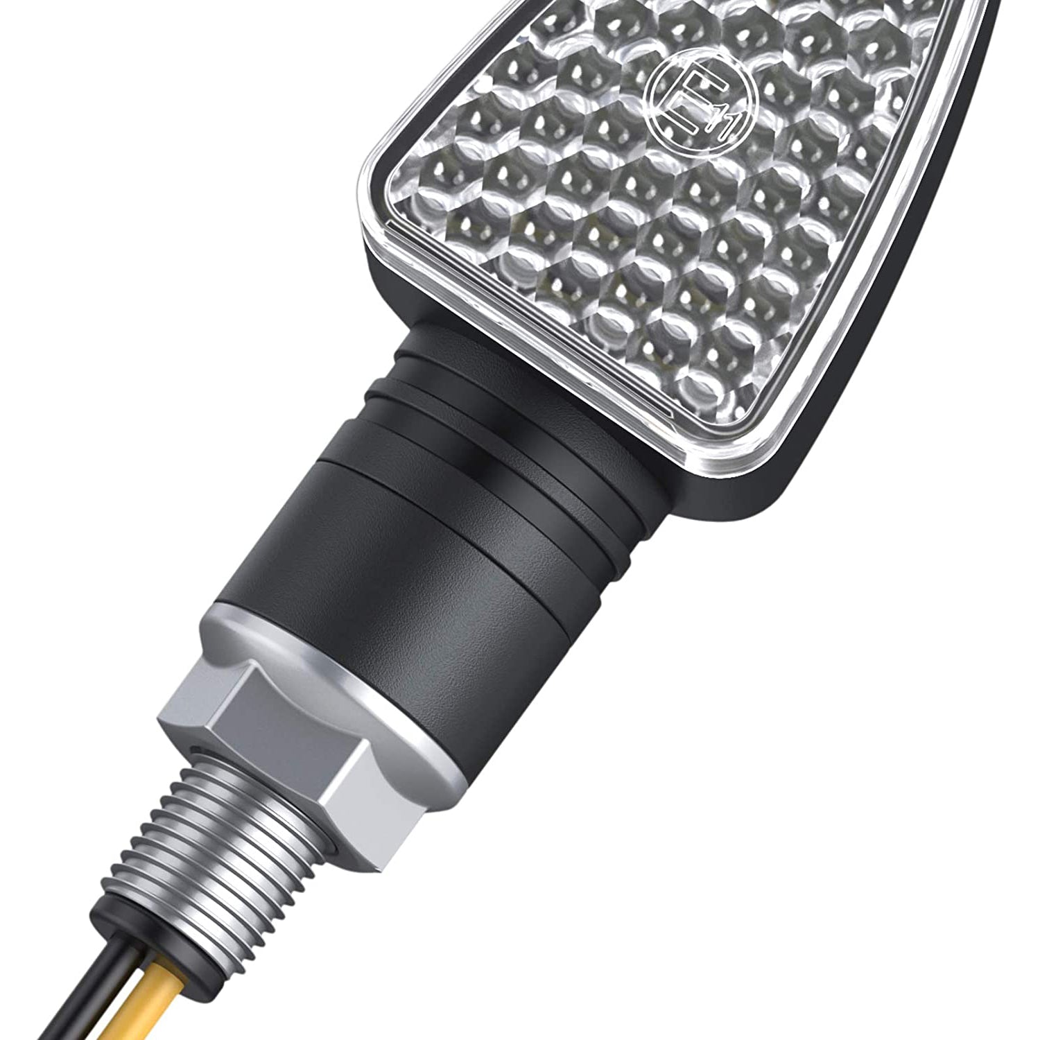 PROZOR 4 pcs Turn Signal Indicator Lights for Motorcycle