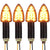 PROZOR 4 pcs Turn Signal Motorbike Indicator Lights