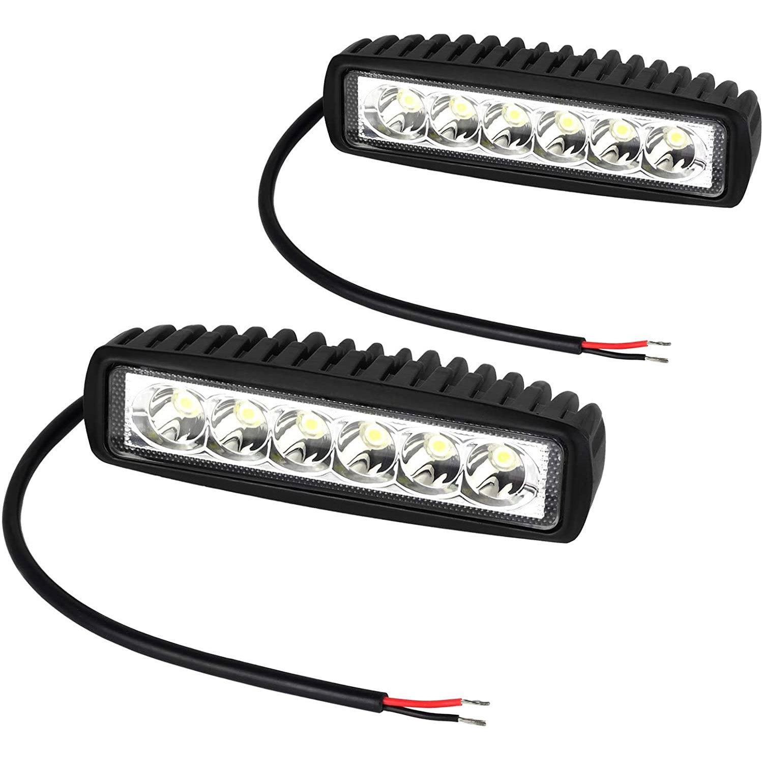 PROZOR 2PCS 18W LED Work Light Bars