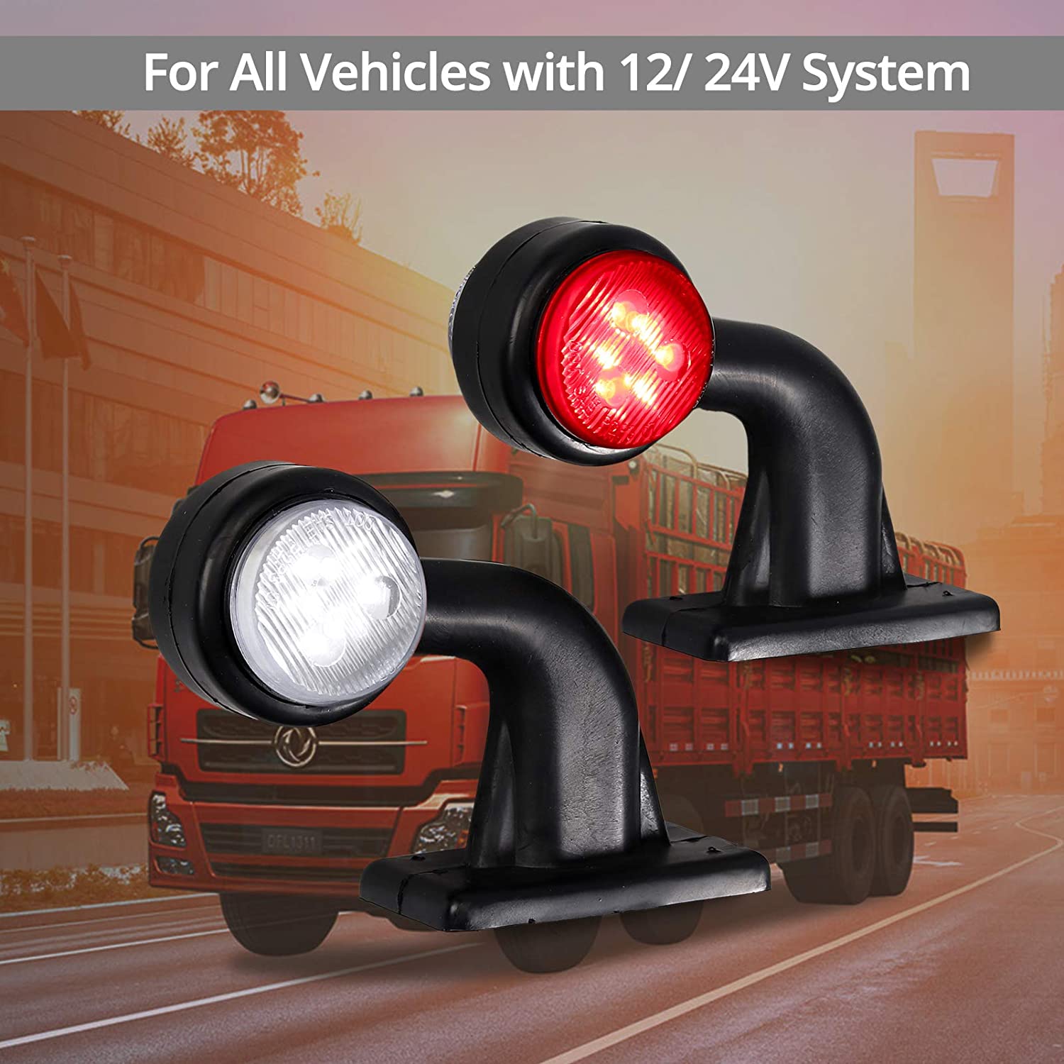 PROZOR 2x6LED Side Marker Lights