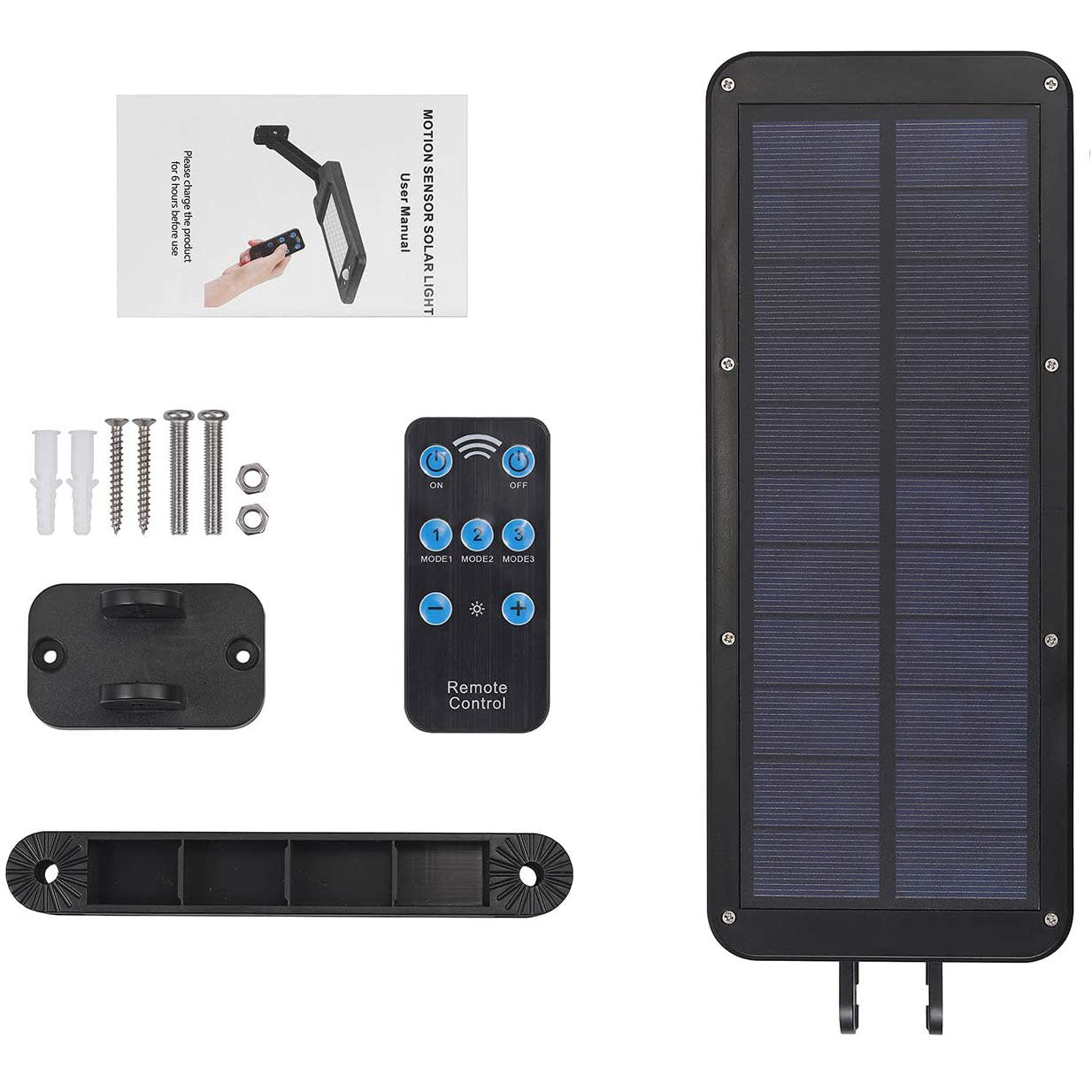 PROZOR 60 LED Remote Motion Sensor Solar Lights