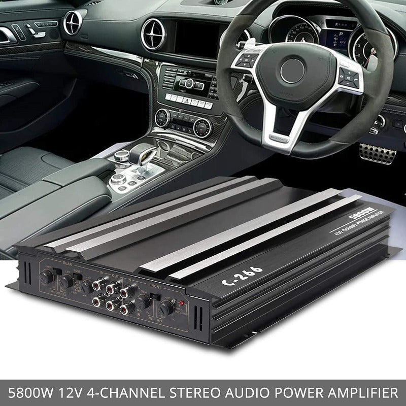 Prozor 4 Channel Car Stereo Audio Power Amplifier