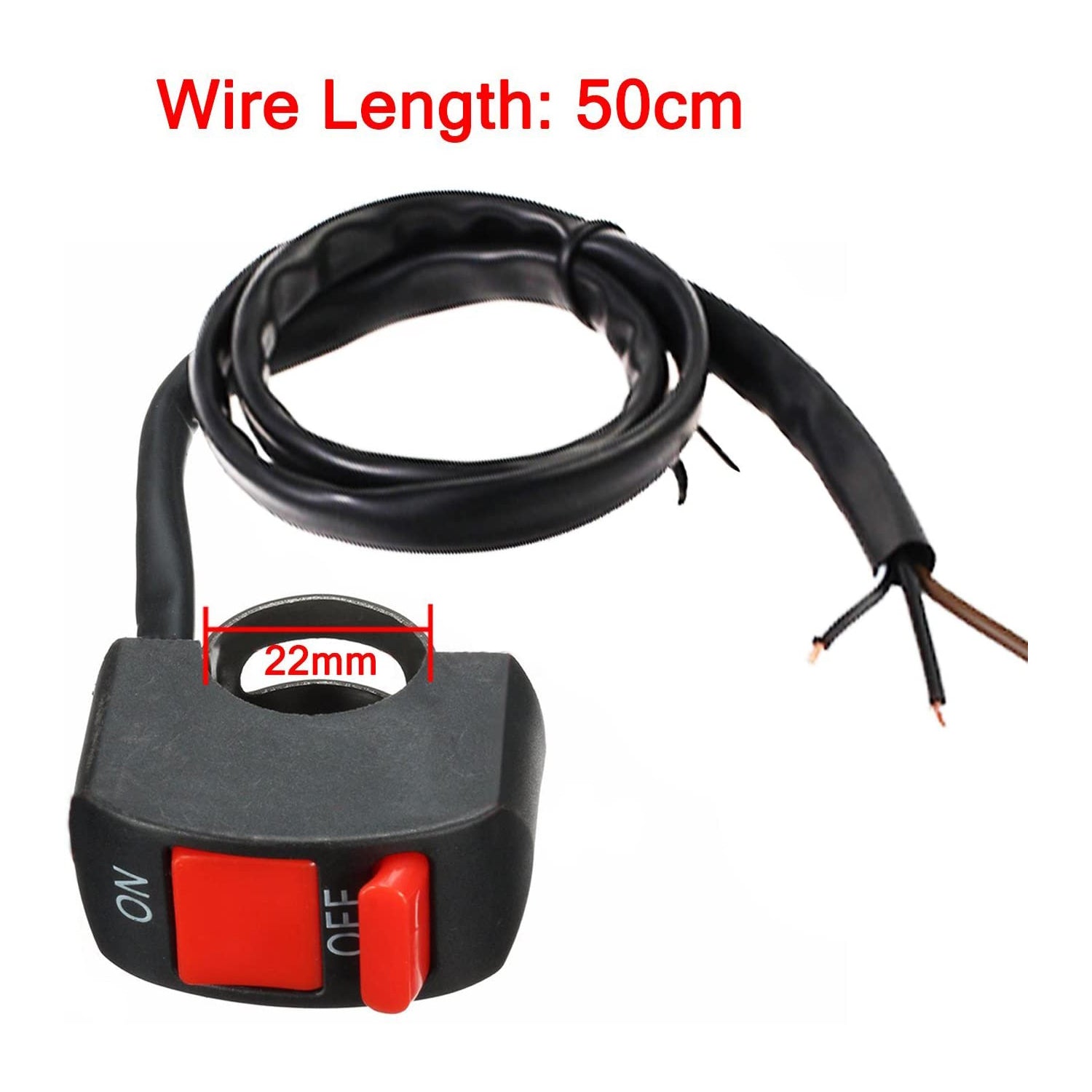 PROZOR LED Motorcycle Headlights & Switch