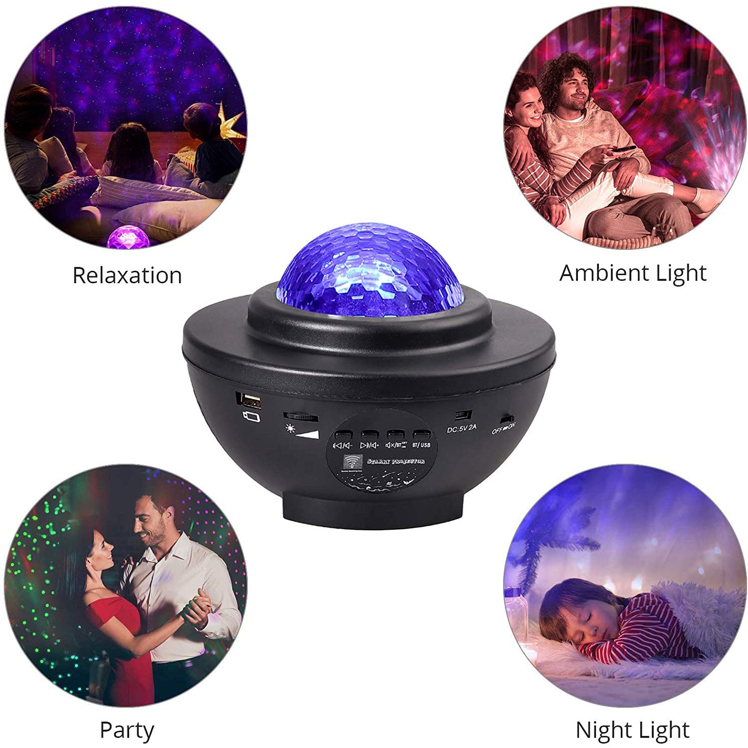 PROZOR LED Star Projector Lights Star Projector Night Light