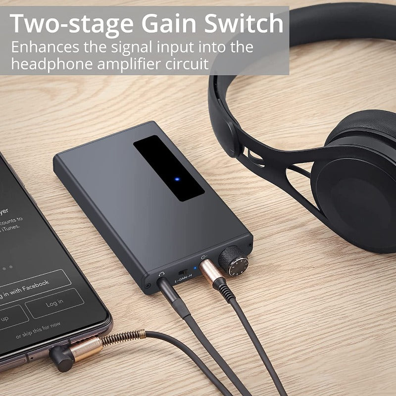 PROZOR Headphones Amplifier with Bluetooth 5.0 Receiver