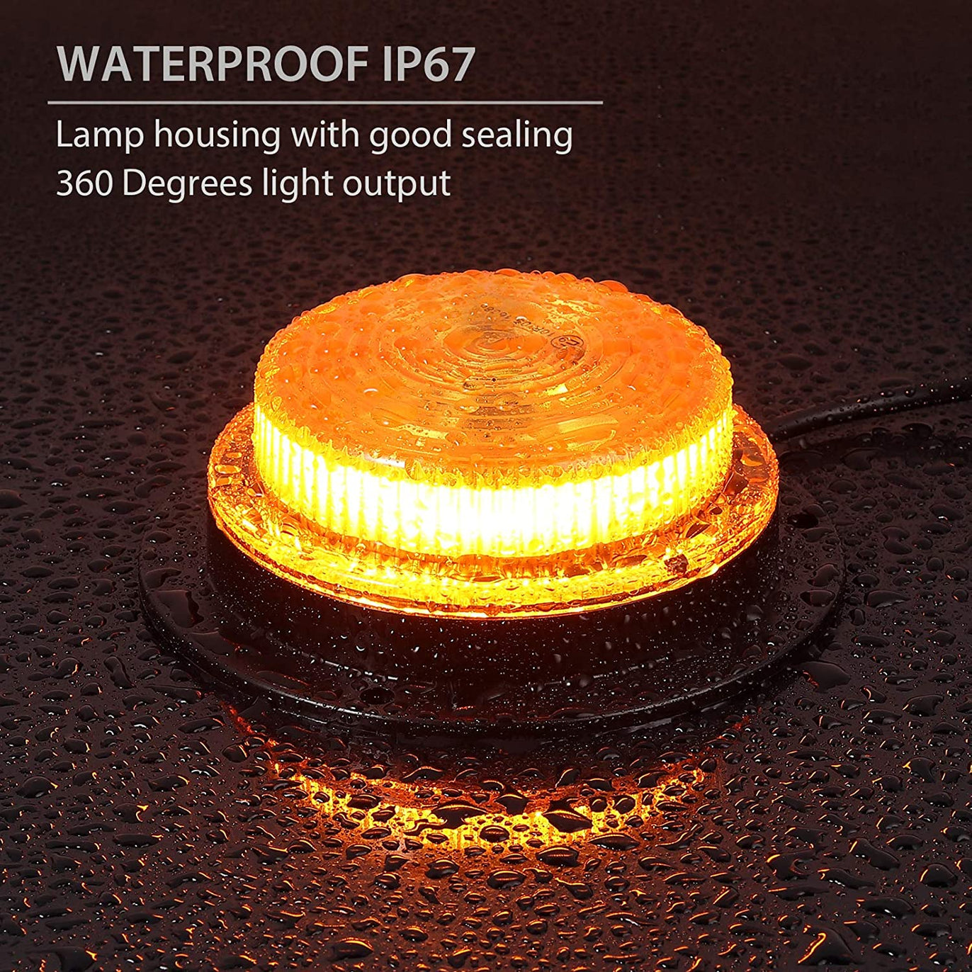 PROZOR 20 LEDs Recovery Warning Magnetic Beacon Flashing Light