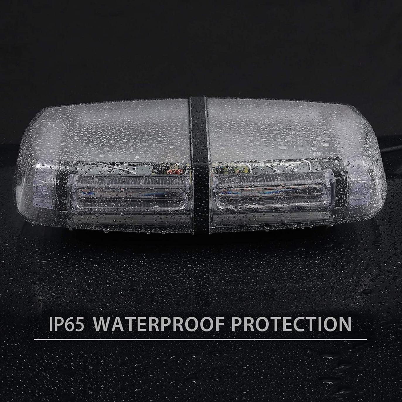 PROZOR 54LED 12V 24V Waterproof Strobe Warning Light