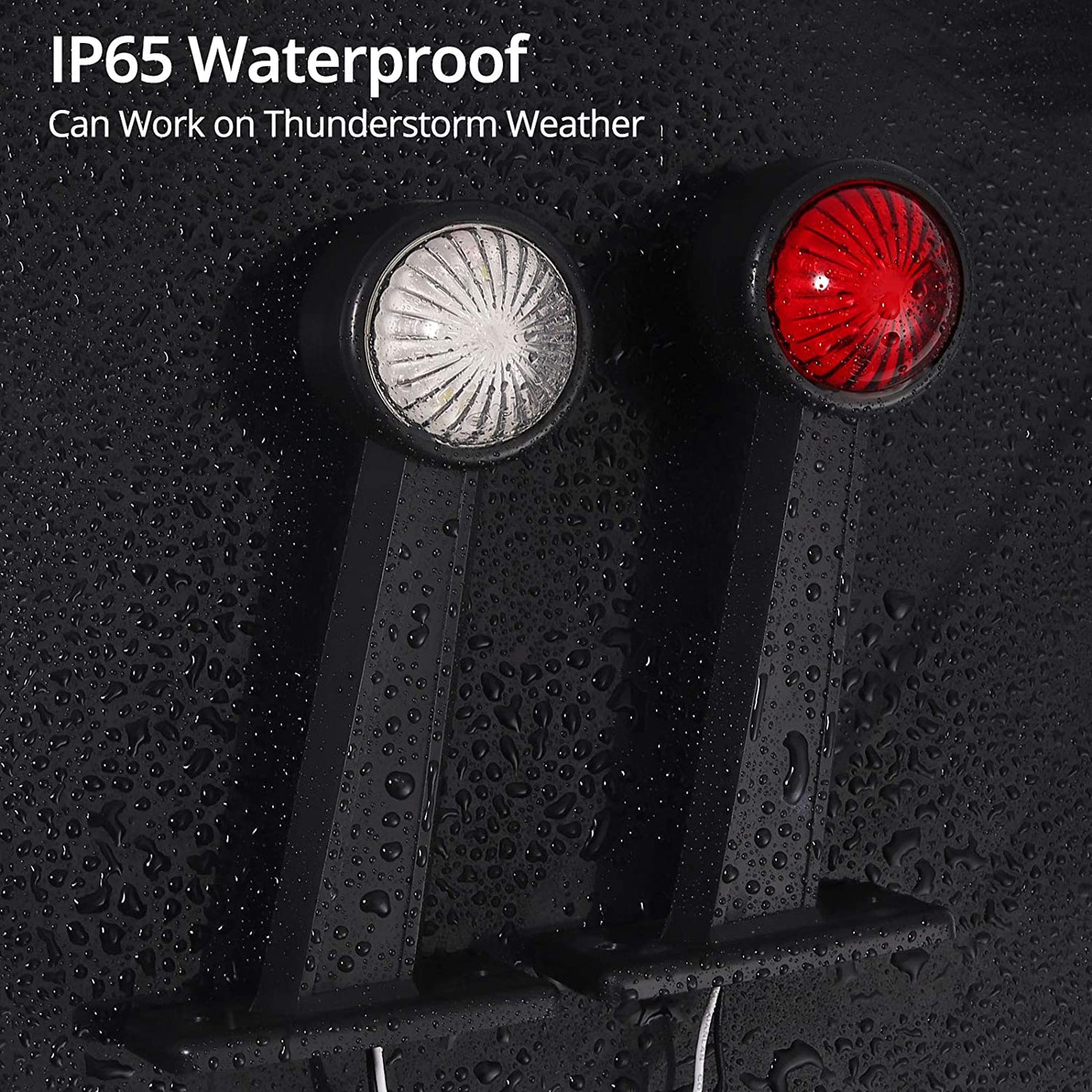 PROZOR Side Marker Lights E-mark E8 2 PCS 2 * 6 LEDs