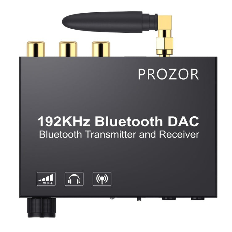 PROZOR 192kHz DAC with Bluetooth 5.0 Transmitter Receiver